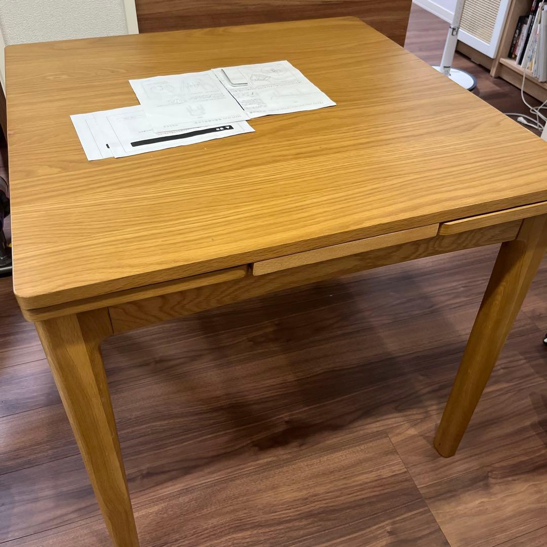 【reo】unico テーブル　trito SOVI chair[机のみ] unico(ウニコ)のTRITO(トリト) オーク材 エクステンションダイニング