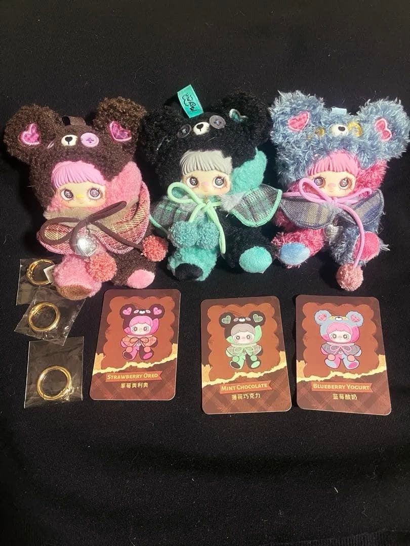 Tiny Bear Cookie ぬいぐるみセット いちごとミントとブルーベリー 楽天市場】MayMei Tiny Bear Cookie Series くまビスケット シリーズ