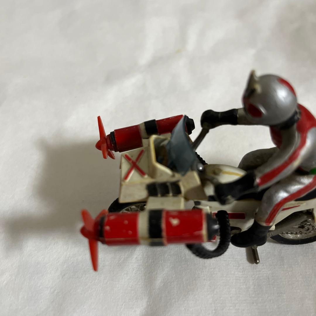 ⚠️レア 仮面ライダーエックス 1期クルーザー 赤プロペラ 超合金 当時