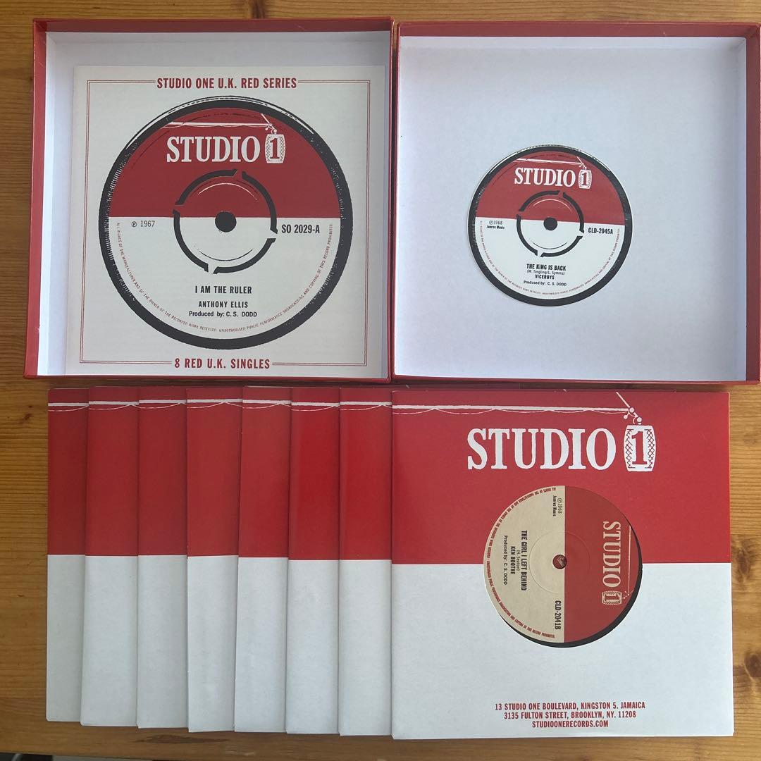 STUDIO ONE U.K. RED BOX SET レコードレコード - メルカリ