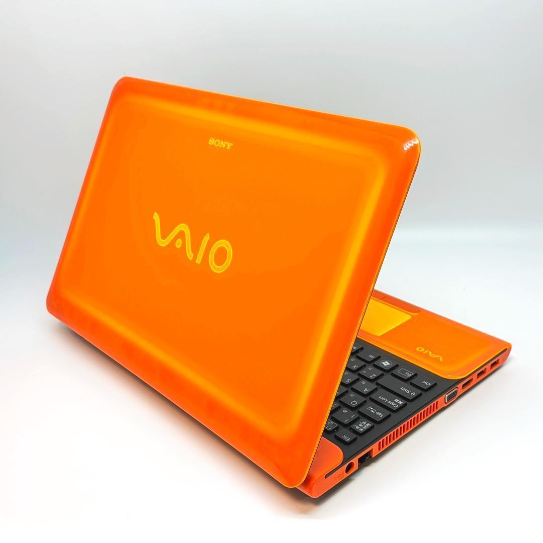 オレンジ/VAIO/ノートパソコン/Corei5/新品SSD/Win11/A7 - メルカリ