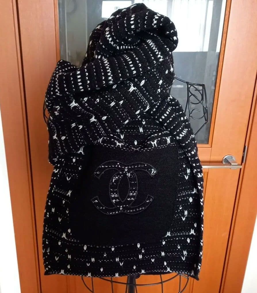シャネル♡ノベルティマフラーストール♡ポケット付き♡カシミア