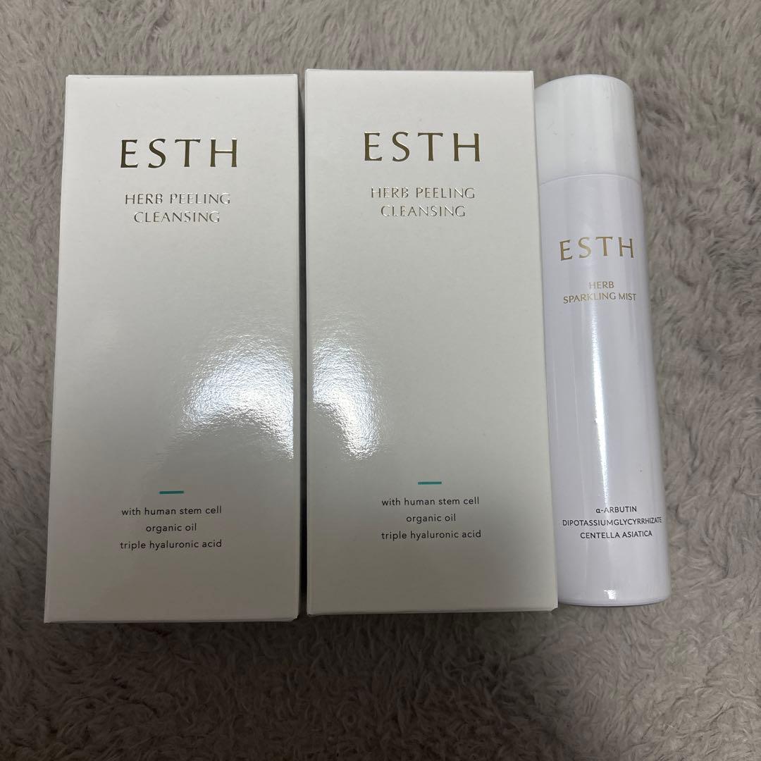 ESTH HERE PEELING CLEANSING 未開封　ミスト付き Amazon.co.jp: ESTH Herbal Peeling Cleansing, 4.2 oz (120 g