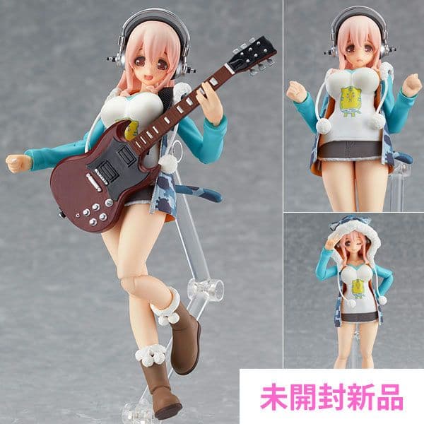 新品未開封 figma すーぱーそに子 虎パーカーver. ABS＆PVC塗装済み可動フィギュア figma すーぱーそに子 虎パーカーver