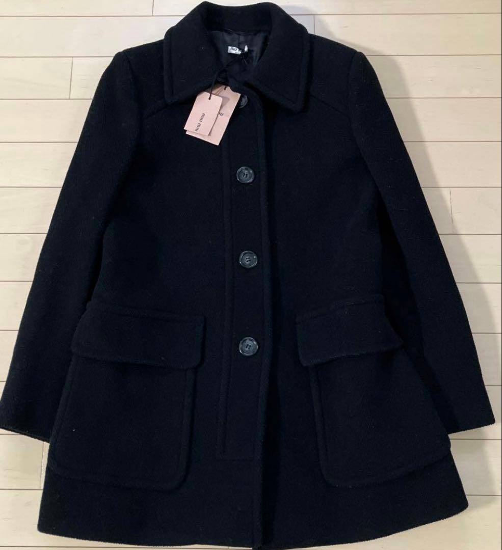 moheita様専用 miumiu ウールコート Pコート ショート 新品未使用