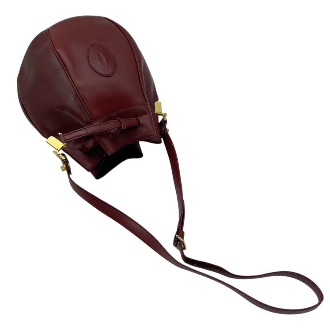 極美品】カルティエ ショルダーバッグ マストライン ゴールド金具 5777