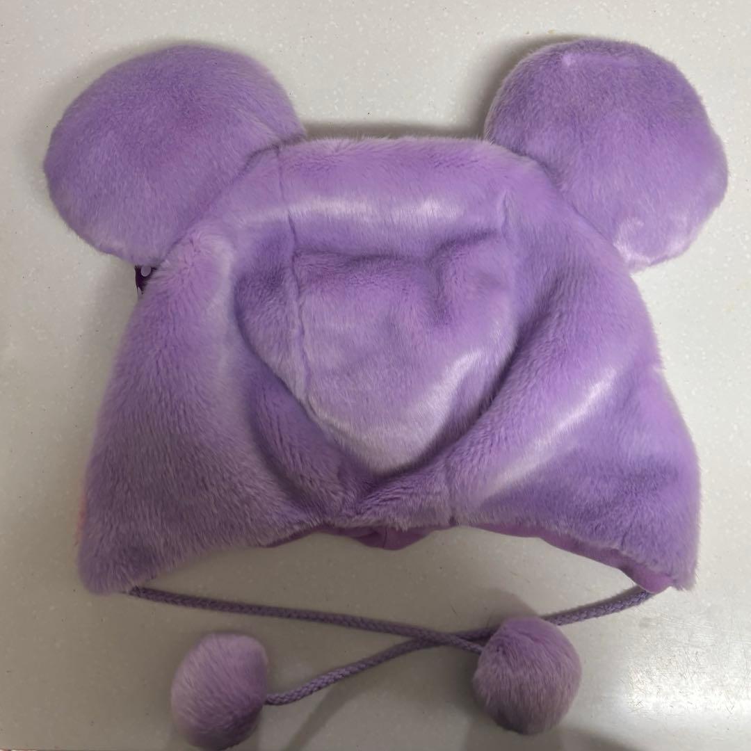 ディズニー ファンキャップ ミニー 紫 - メルカリ