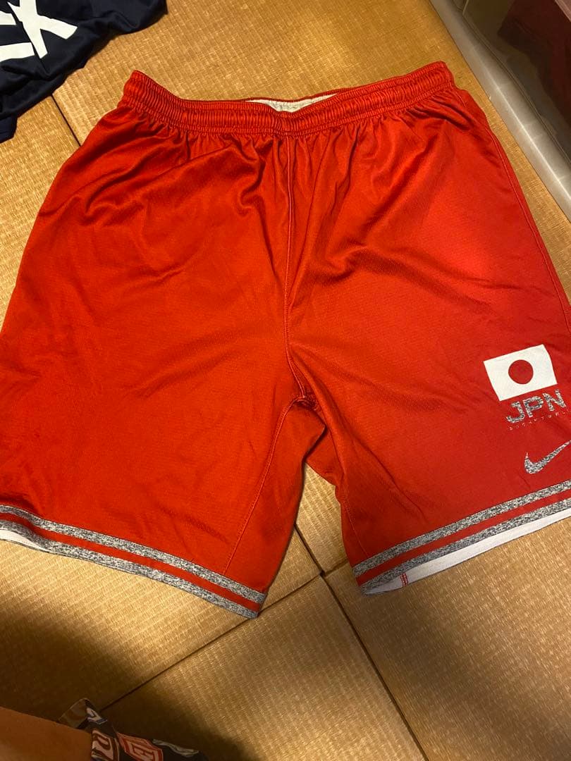 Nike 日本代表 バスケットボールパンツ 赤 NIKE - レア！サンプル品 NIKE バスケットボール ジャージパンツ