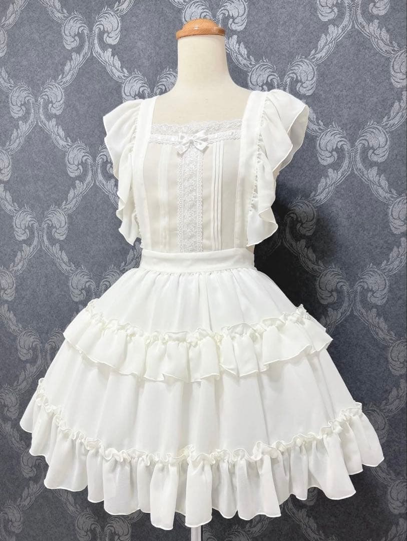 Pina sweetcollection ティアードフリルエプロン ロリィタ 🐰PINA sweet collection再入荷情報🐰 ⁡ 人気のエプロンが入荷いたし