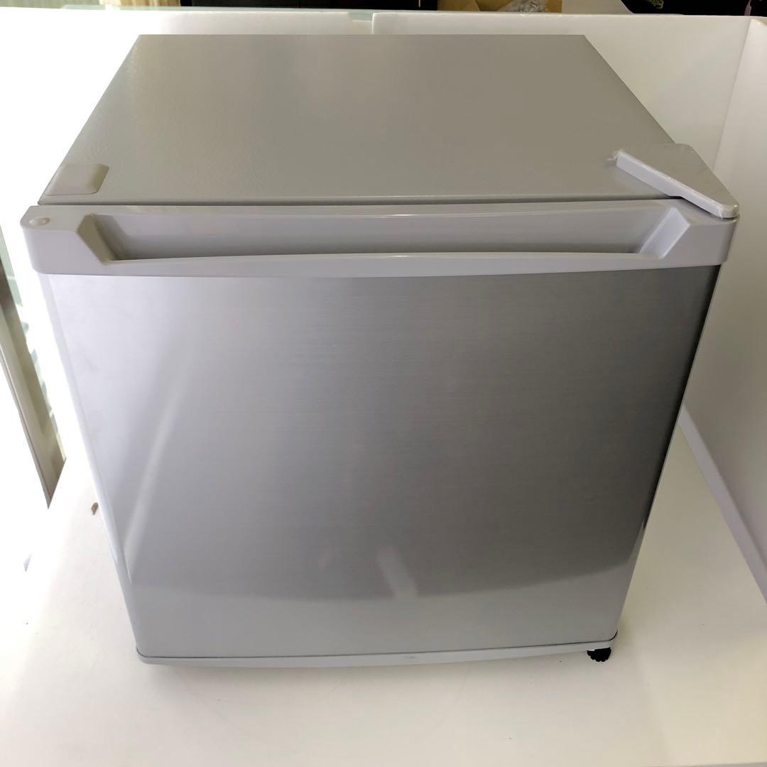 【美品】アイリスオーヤマ　小型冷蔵庫　PRC-B051D-S 2024年製 冷蔵庫 46L 小型 セカンド冷蔵庫 1ドア 幅47cm PRC-B051D-W ホワイト