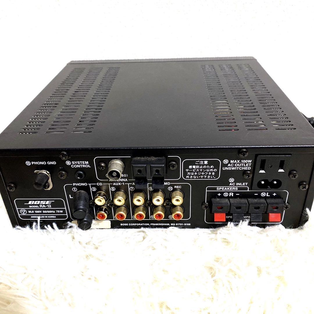 BOSE ra-12 作動良好 ステレオレシーバー フォノイコライザー内蔵