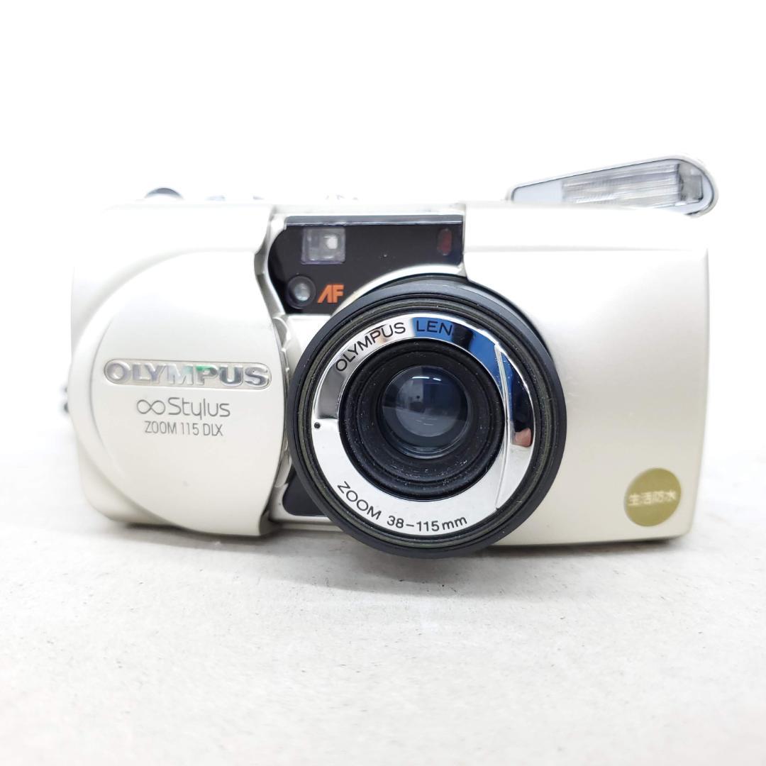 Olympus ∞ Stylus ZOOM 115 F1205-229-6v p Olympus Stylus Zoom Silver – Brooklyn Film Camera