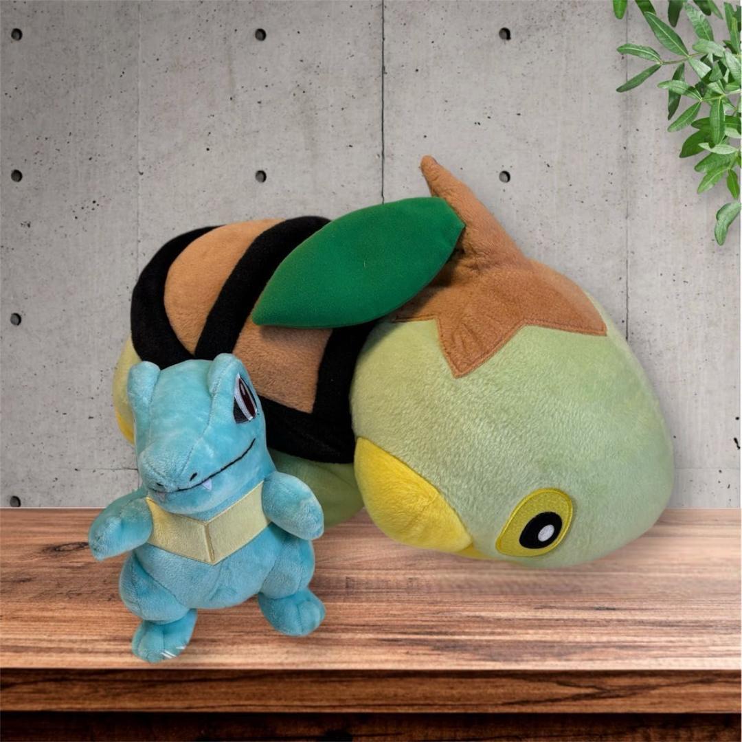 極美品 タカラトミー ポケットモンスター ナエトル 1/1 ぬいぐるみ 等身大