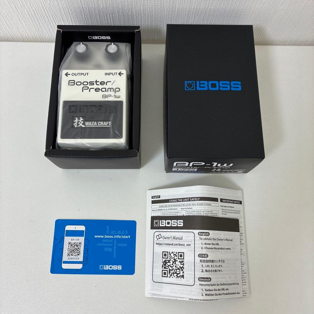 BOSS BP-1w ブースター プリアンプ 技 ボス ギター エフェクター BOSS BP-1W エフェクター ブースター プリアンプ 技クラフト WAZA