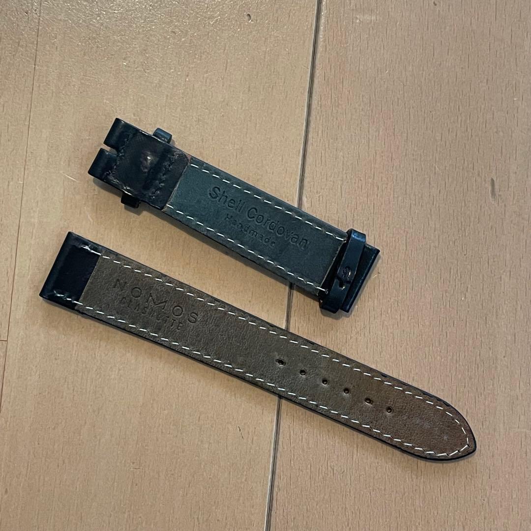 guitar man様リクエスト【新品】Nomos 時計ベルトブラック サイズM
