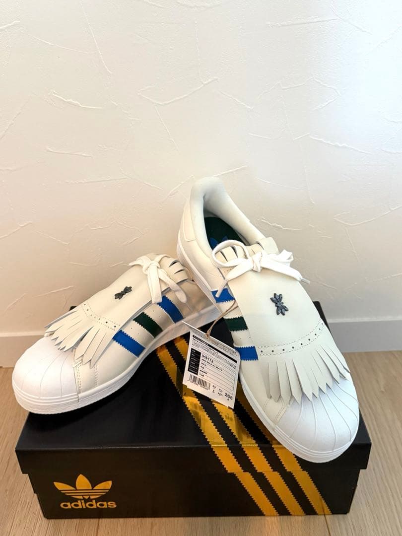 ◇新品◇adidas SS80 スーパースター ゴルフシューズ 26.5cm - メルカリ
