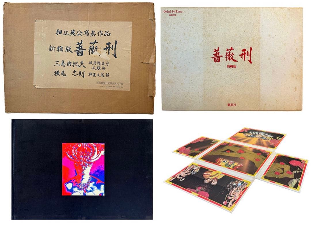 期間限定値下げ☆ 新輯版 薔薇刑☆三島由紀夫／細江英公:写真／横尾
