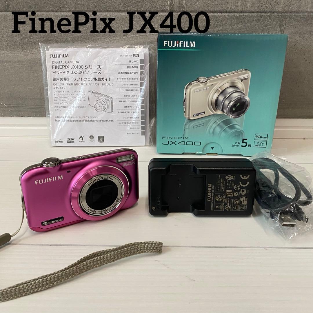 FUJIFILM FinePix JX400 ピンク　デジカメ　コンデジ　カメラ Amazon.co.jp: FUJIFILM デジタルカメラ FinePix JX400 ピンク FX