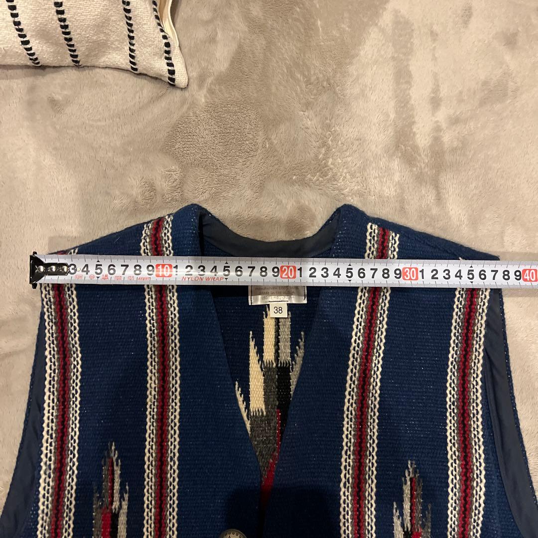 NAMBE WEAVER ハンドウーブンウールベスト 38 - メルカリ