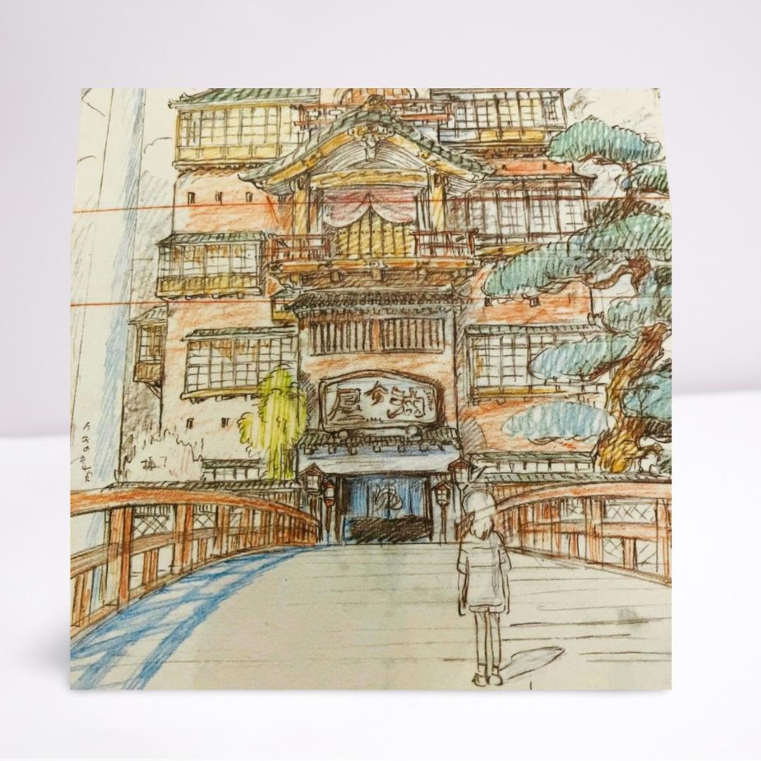 スタジオジブリ レイアウト展 ポストカード 千と千尋の神隠し - メルカリ