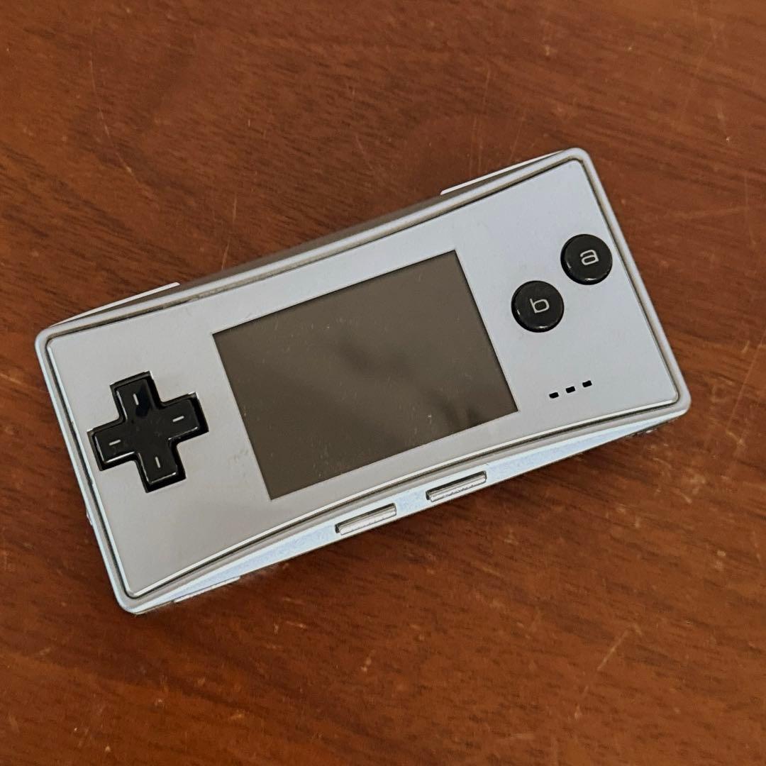 ゲームボーイミクロ シルバー 純正充電器付属 ジャンク - メルカリ