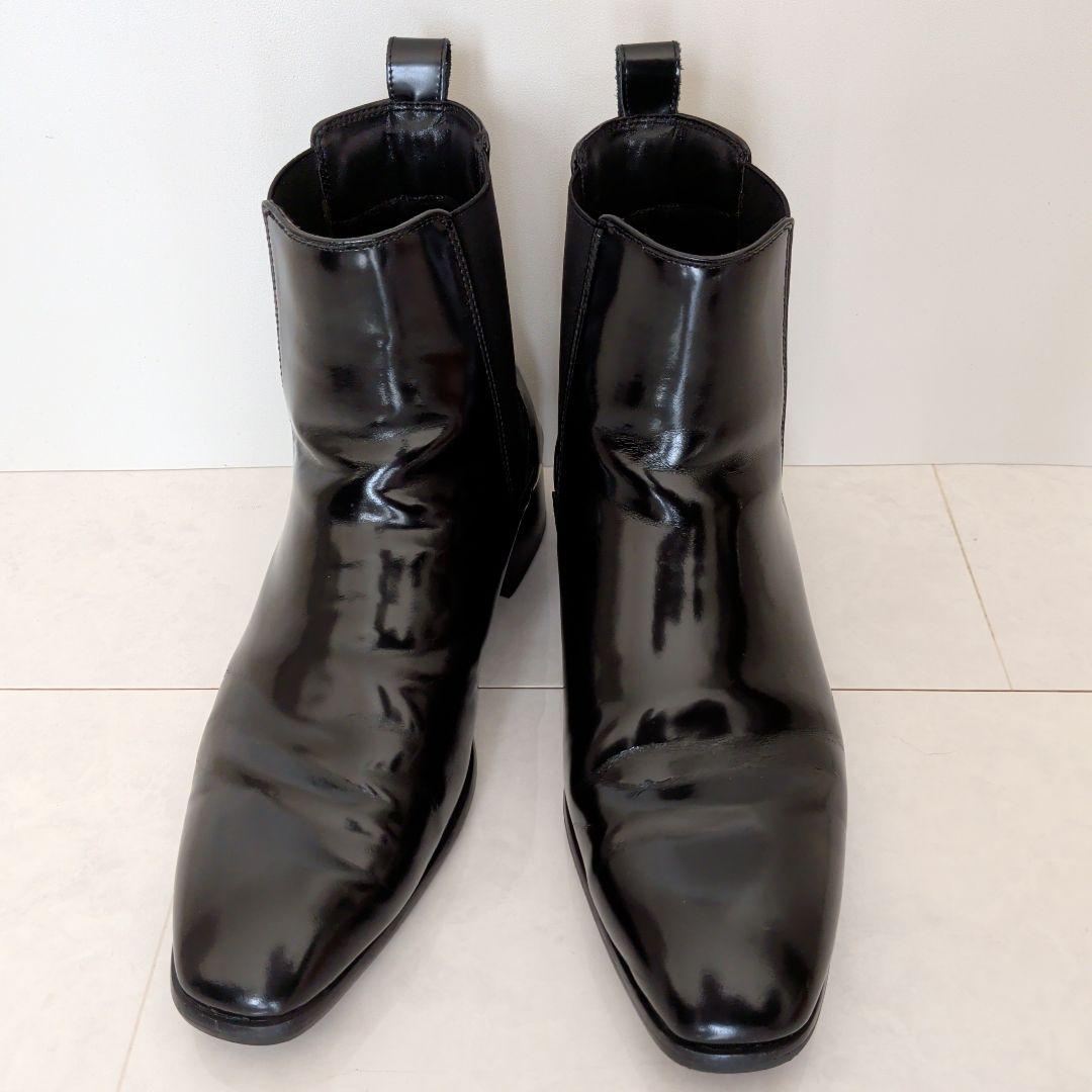 美品】Lui's ルイス ヒールサイドゴアブーツ ブラック サイズ42 - メルカリ