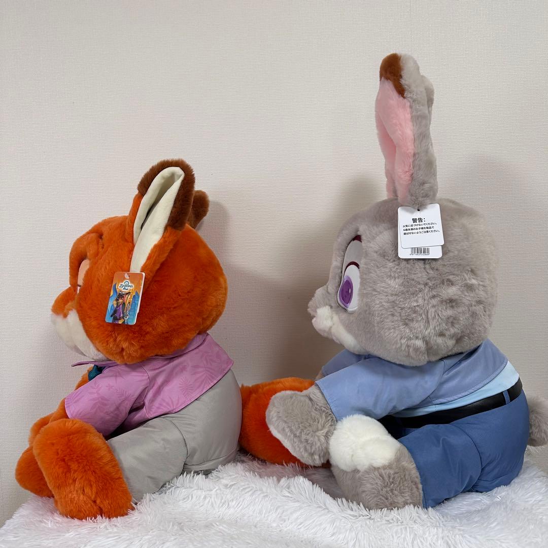 新品タグ付き ズートピア ジュディ ニック セット ブランケット入り