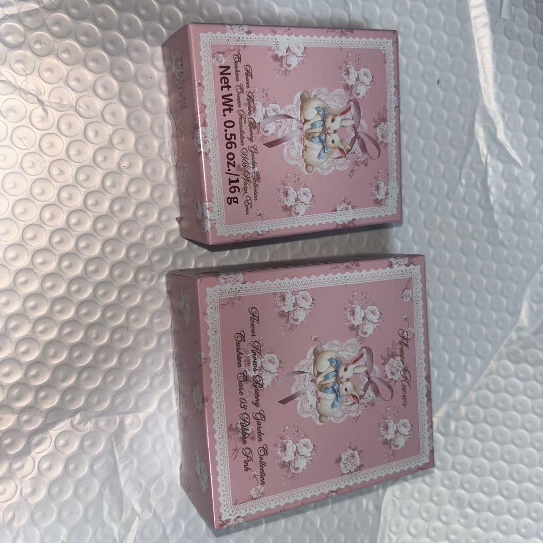 flowerKnowsバニーガーデンテイルズ クッションファンデケース