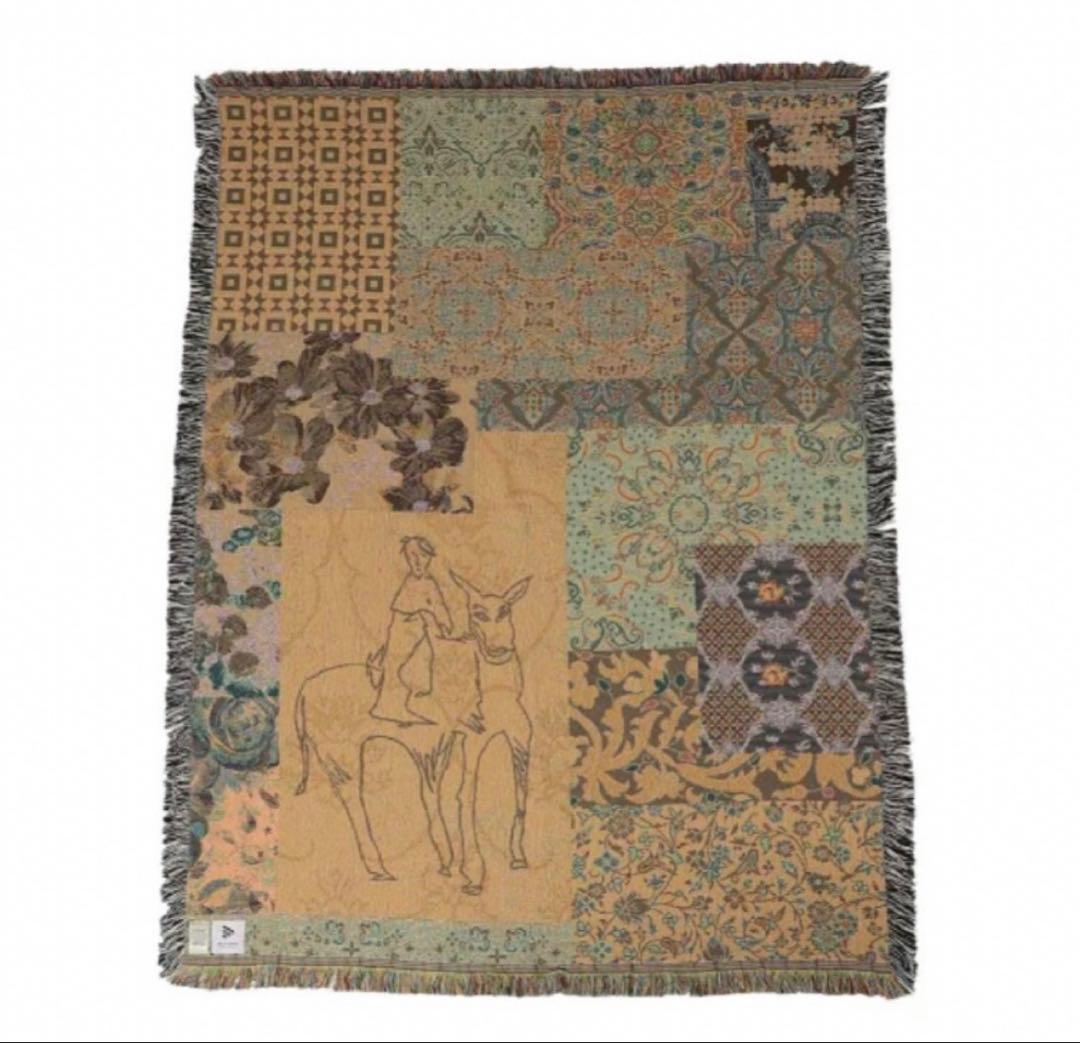 kaito fukui ラグ ブランケット NY リバーシブル - メルカリ