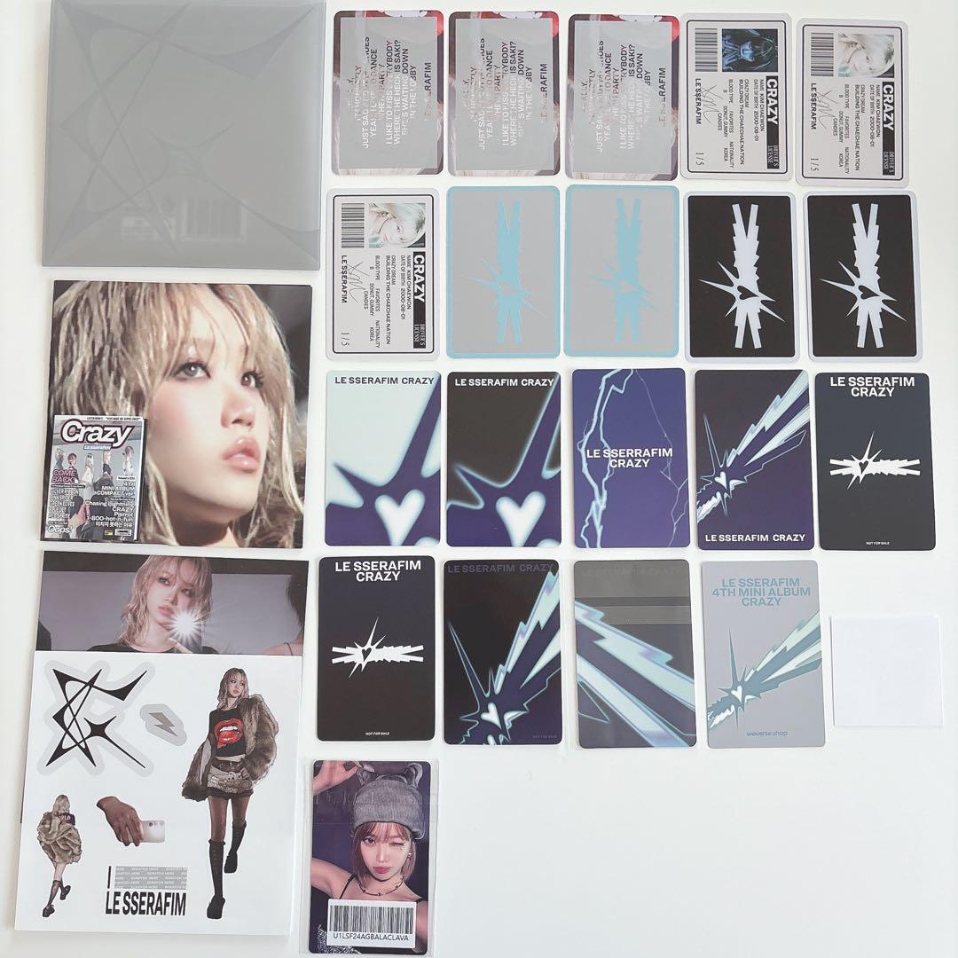 公式 LE SSERAFIM CRAZY チェウォン トレカ まとめ売り - メルカリ
