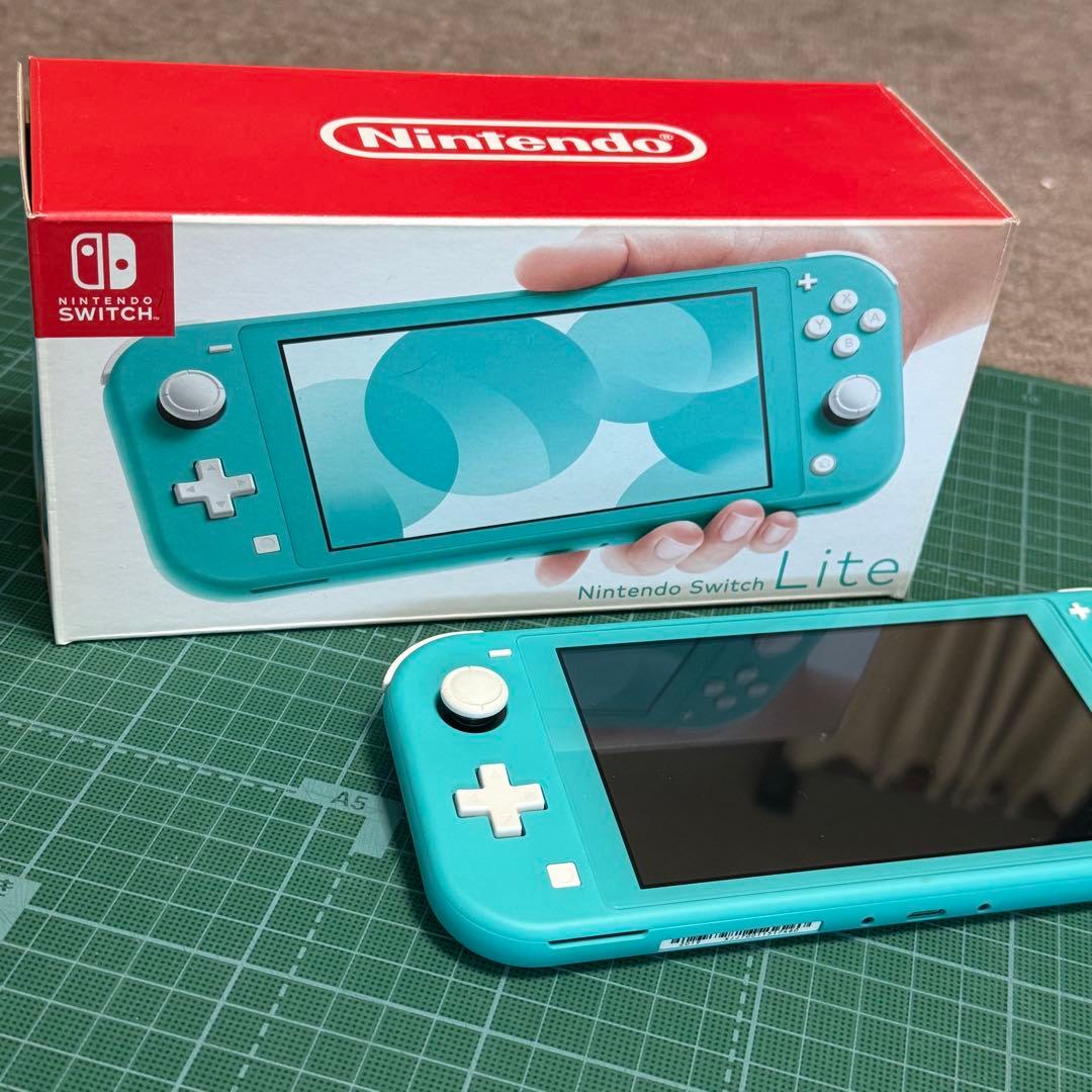 Nintendo Switch Lite ターコイズ 本体 ほぼ新品　即日発送 Sランク】Nintendo Switch lite ニンテンドースイッチライト 本体 新品