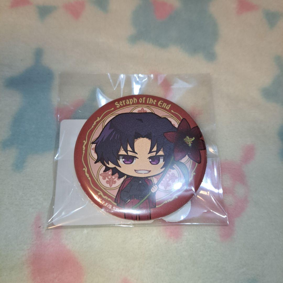 終わりのセラフ DMMスクラッチ グレン アクスタ ブローチ 缶バッジ 4点