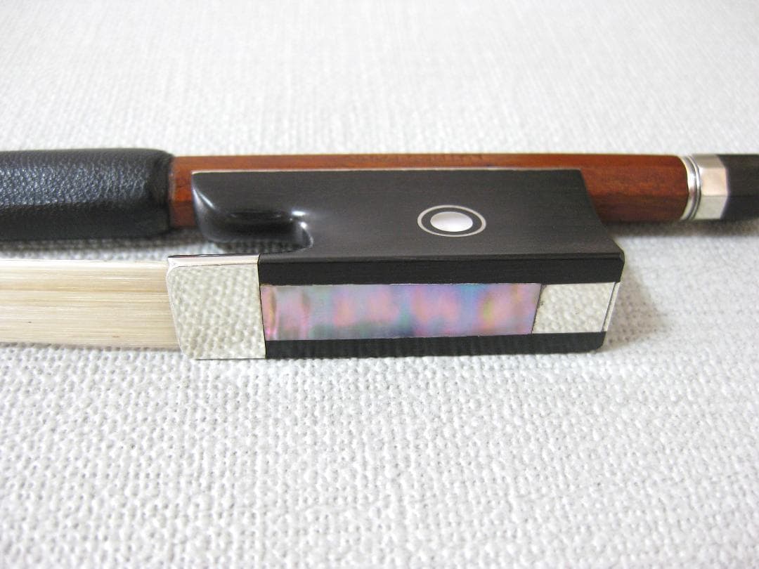 上級分数弓3/4】 フランス製 Luthes Paris 銀黒檀 バイオリン弓 - メルカリ