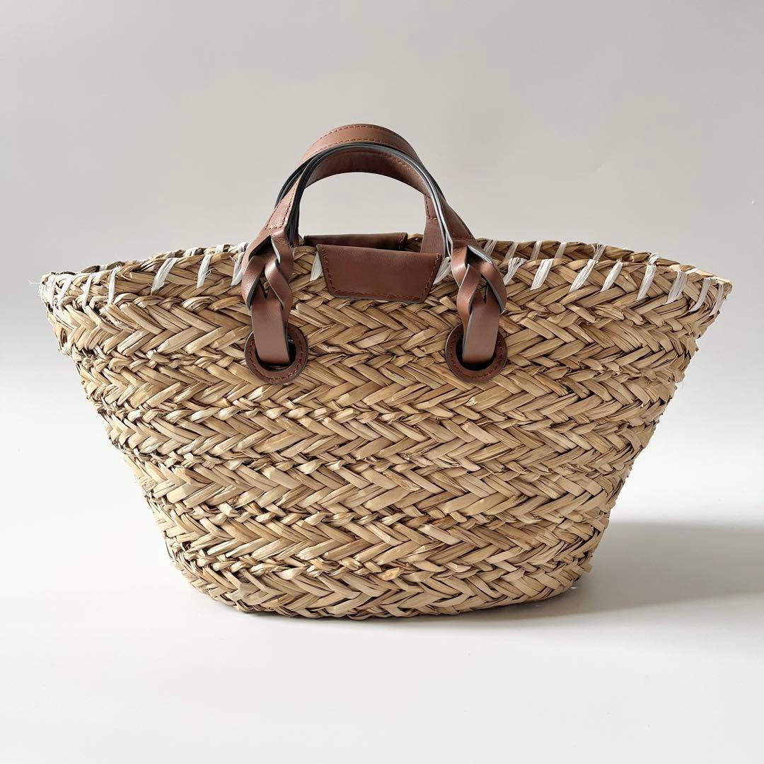 アニヤハインドマーチ スモールバスケット ペーパーアイズ 天然草木