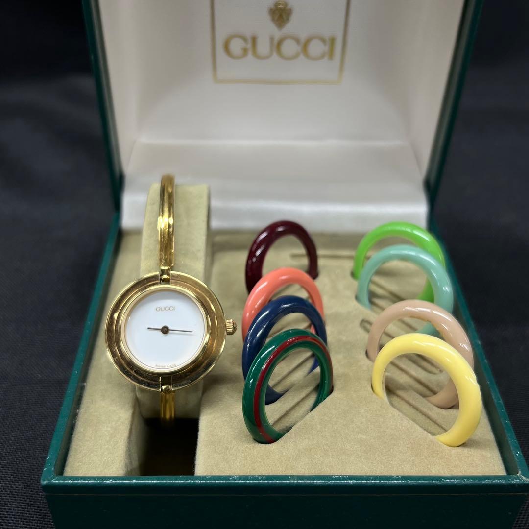 M*6様 hk【used】GUCCI グッチ　時計　電池切れ　バングルウォッチ GUCCI グッチ 1500L クオーツ レディース時計 ウォッチ SSブレスレット