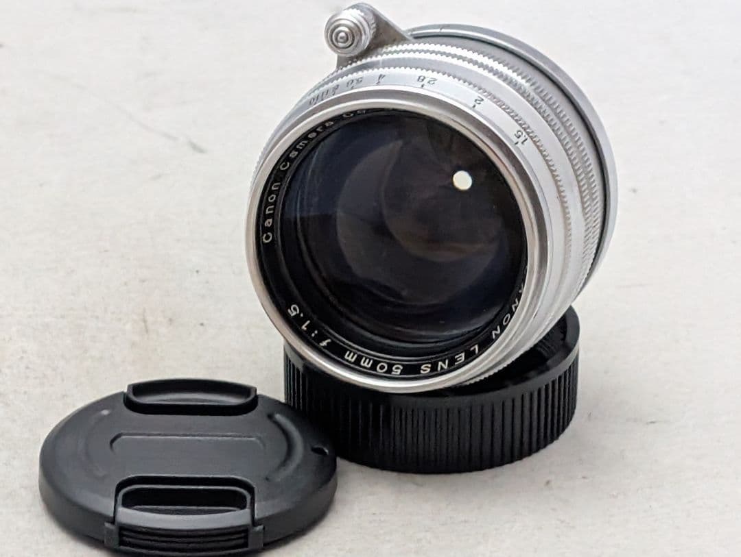 ☆作例あり☆ キャノン レンズ 50㎜ F=1:1.5 L39マウントレンズ