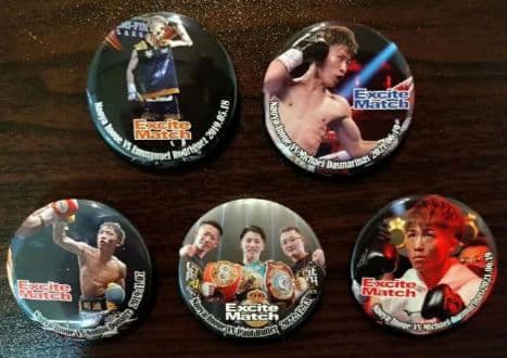 5種セット 井上尚弥 NAOYA INOUE エキサイトマッチ 限定 缶バッジ