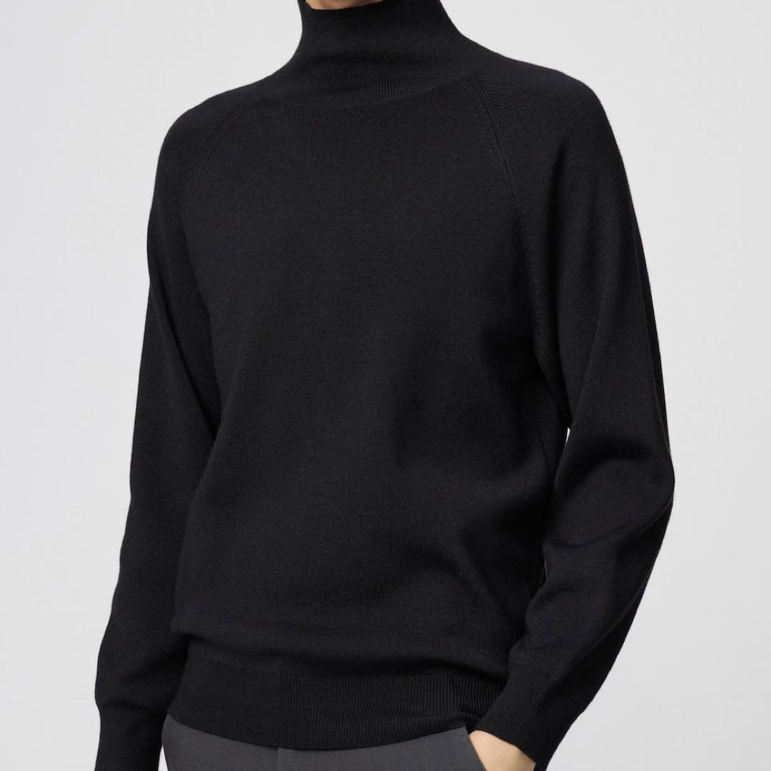 UNIQLO U ユニクロ ユー ハイネックセーター XXLサイズ ブラック