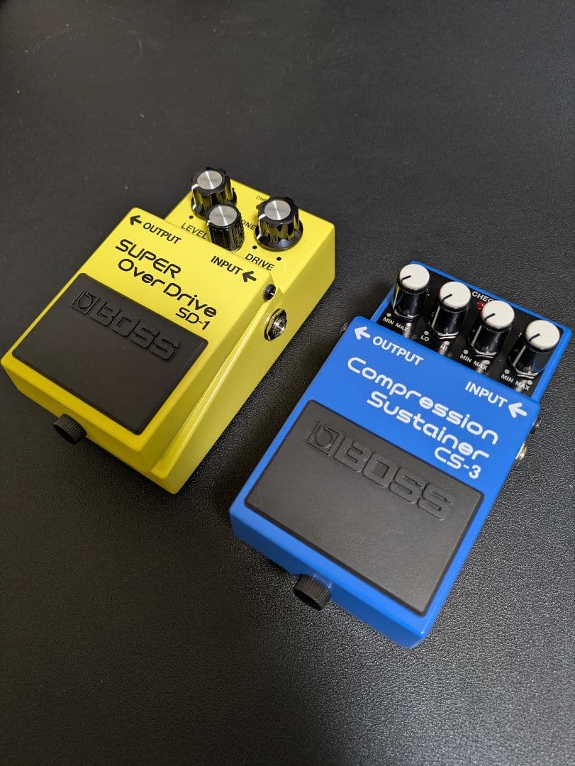 BOSS エフェクターセット SD-1 CS-3 BOSS CS-3 Compression Sustainer コンプレッサー エフェクター ボス