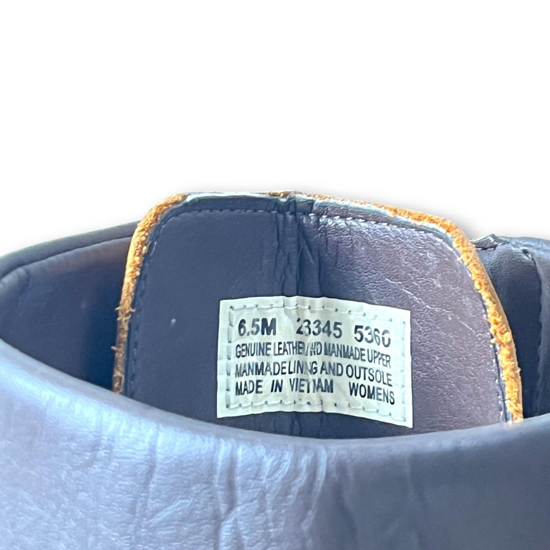 ティンバーランド 23.5cm ロングブーツ レースアップ イエローブーツ