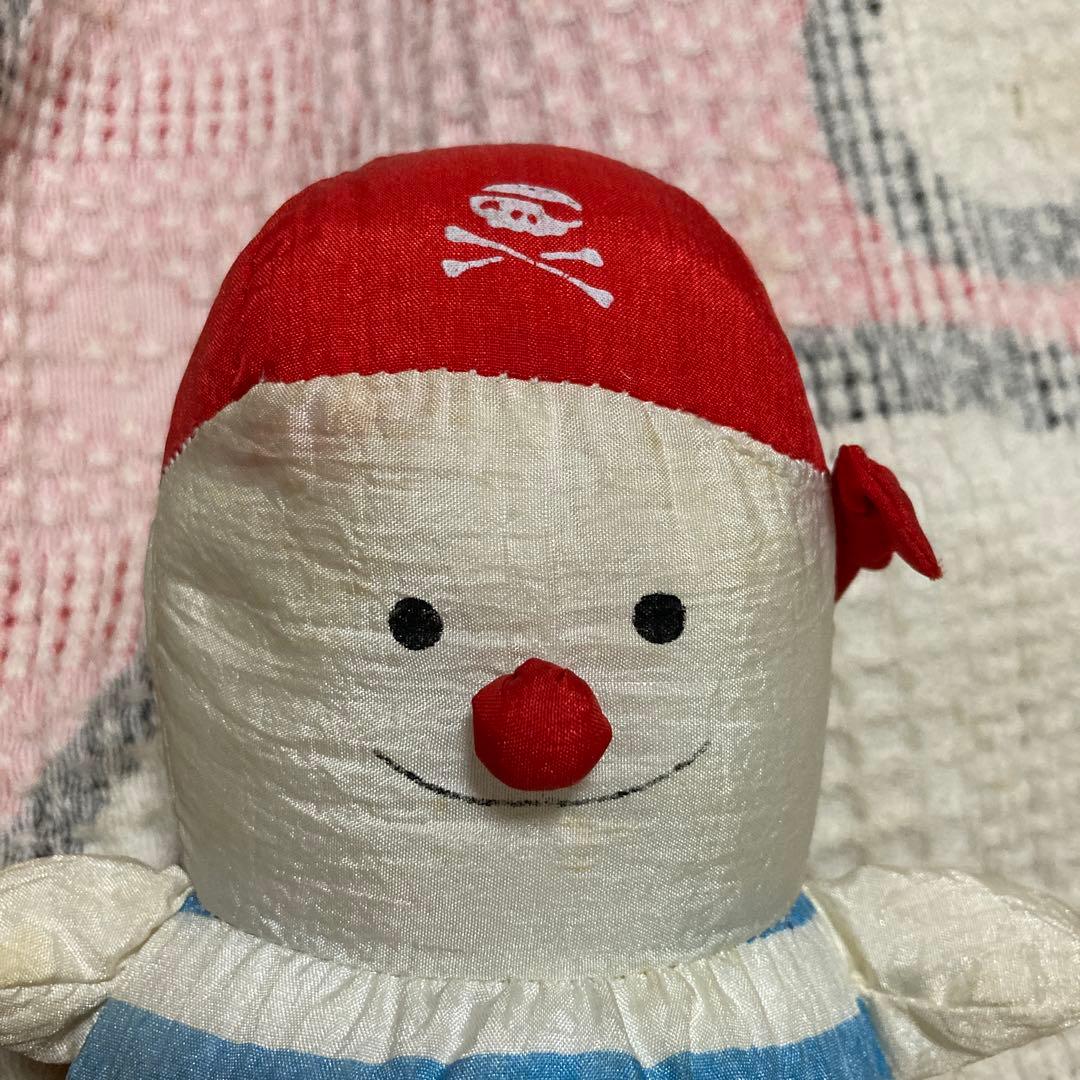 昭和レトロ セキグチ フラッフィーバルーン 海賊 ぬいぐるみ 中古品