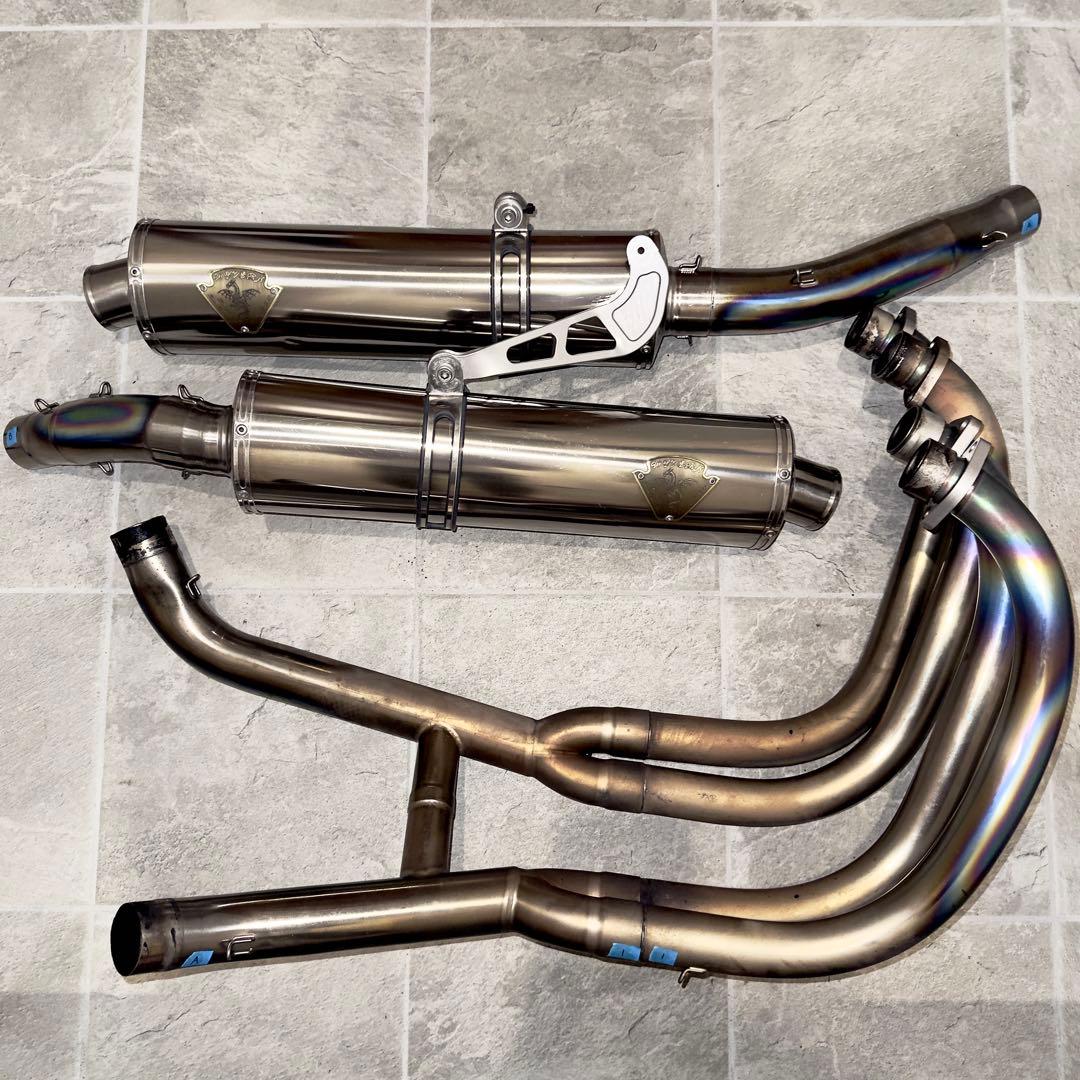 CB1300SF アールズギア ワイバン チタン2本出しマフラー フルエキ 希少