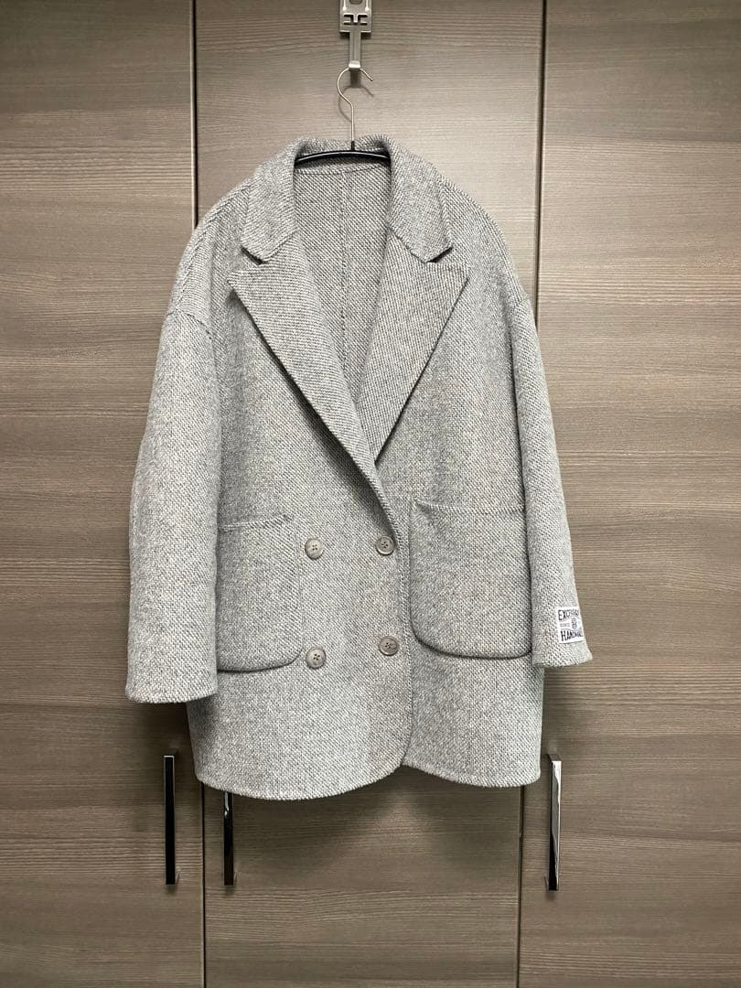 gypsophila ダブルブレストウールブレンドコート Grey / S - メルカリ