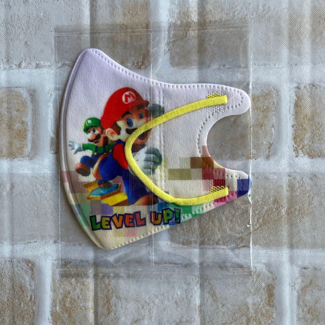 スーパーマリオ 子供用立体不織布マスク 新品未使用 個包装 30枚 便利