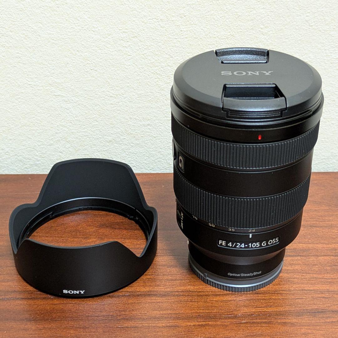 SONY FE 24-105mm F4 G OSS【ほぼ新品・レンズガード付】 - メルカリ