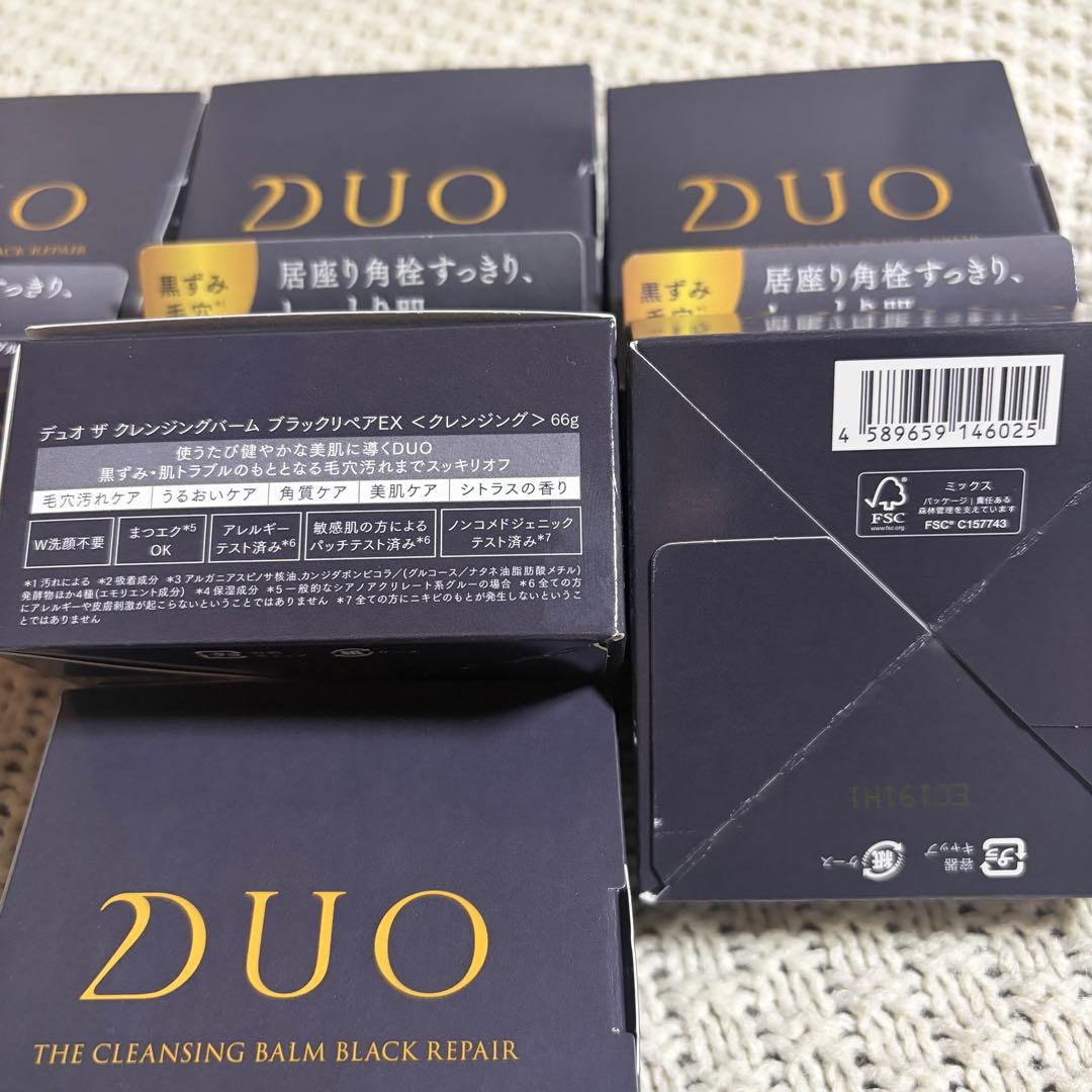新品 DUO デュオ ザ クレンジングバーム ブラックリペアEX 66g ×6