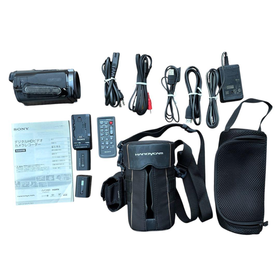 SONYハンディカムHDR-PJ760V/キャリングケース/アクセサリーキット SONYハンディカムHDR-PJ760V/キャリングケース/アクセサリーキット