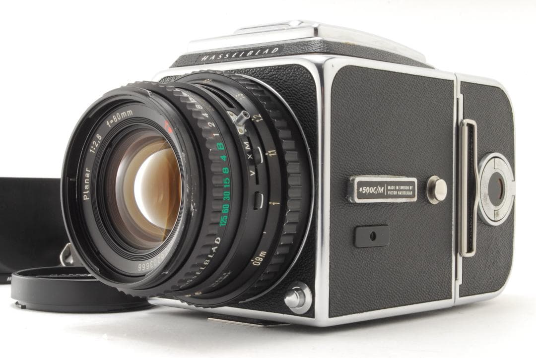 【美品】Hasselblad 500C/M Planar C 80mm F2.8 Hasselblad 500C Camera with 80mm f2.8 C Lens - Used | Blue Moon Camera