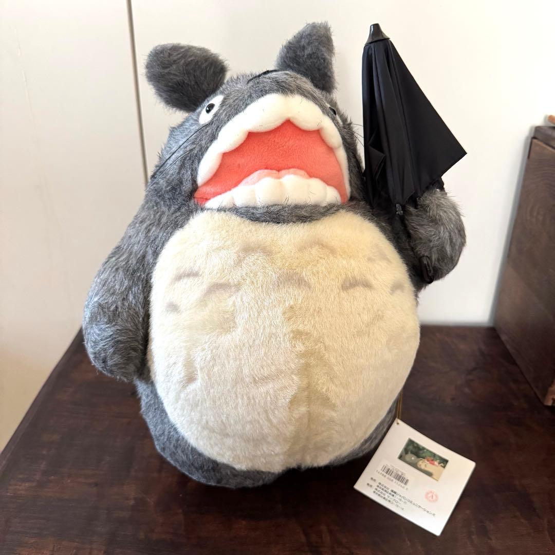 昭和レトロ】となりのトトロ ジブリ ぬいぐるみ 傘付き 激レア