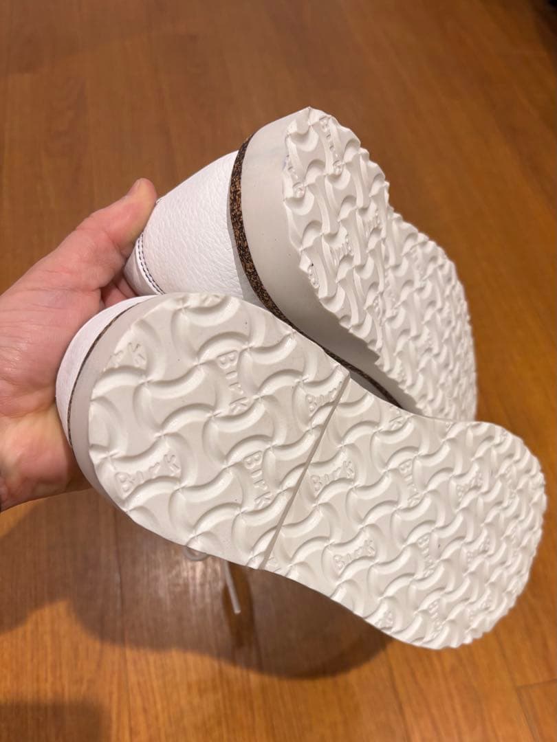 ビルケンシュトック パサデナ ホワイト 40 革靴 ギルフォード